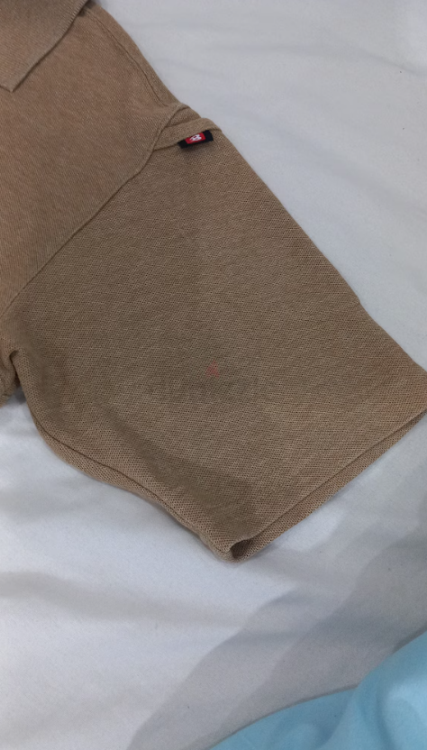 Brown polo shirt, size 11-12 years