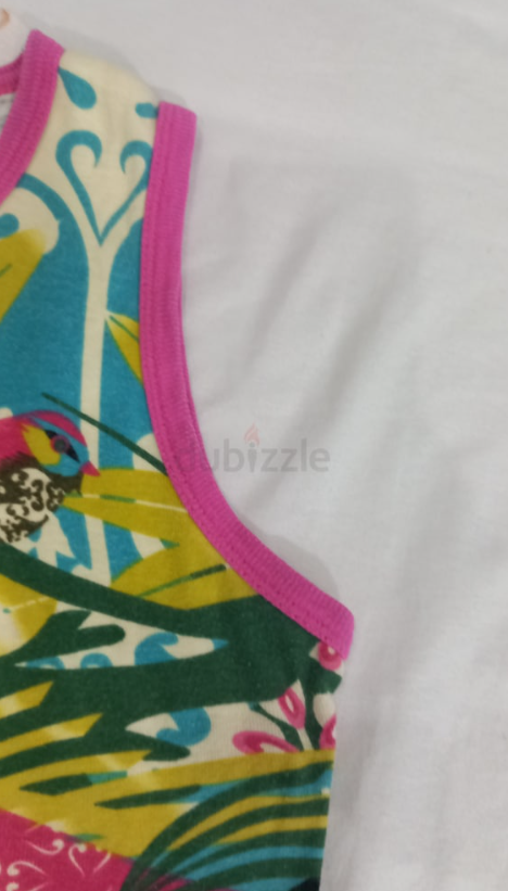 Cotton and stretch top, large size m