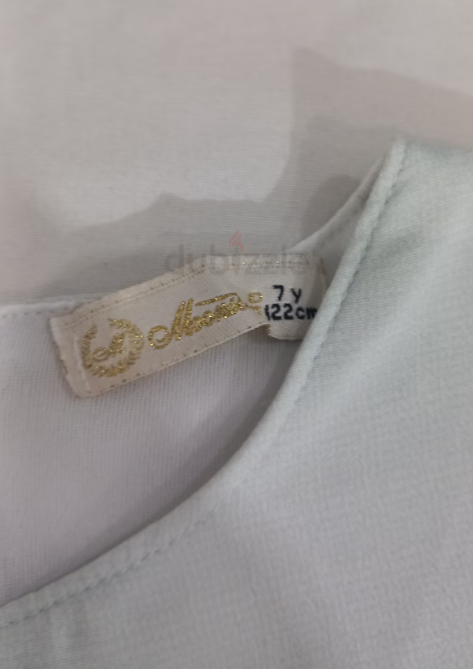 Beautiful beaded dress for girls size 7 years