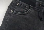 Black jeans shorts for boys, size 7 to 8 years