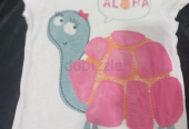 Cotton baby girl t-shirt size 6-7 years