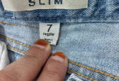 Boys slim jeans size 7 years