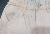 Beige cloth pants for boys, size 5 to 6 years