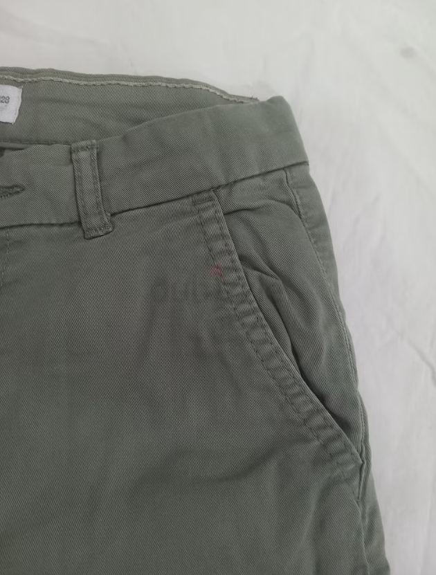 Boys olive shorts, size 8 years