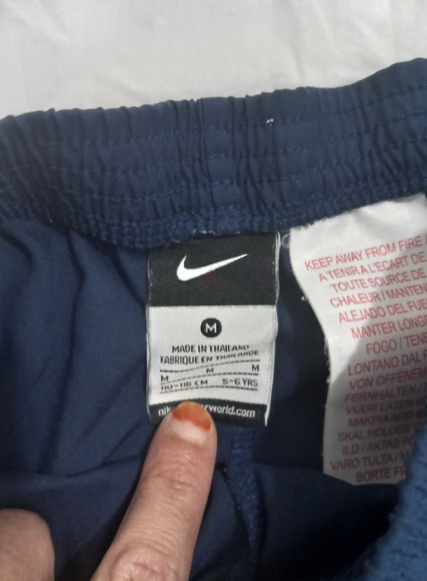 Nike and Adidas sports shorts, size 5-6 years