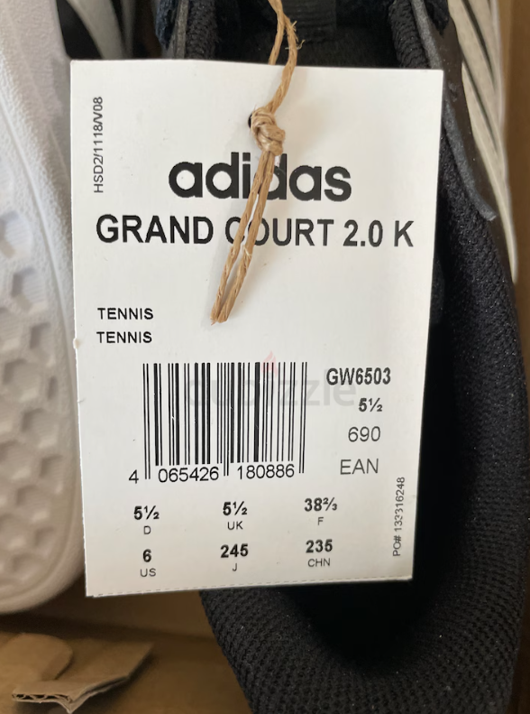 Adidas Grand Court tennis shoes