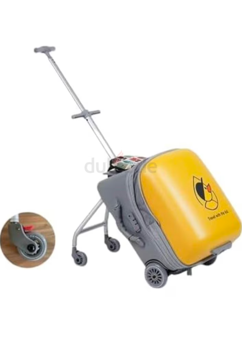 Kids ride on travel bag