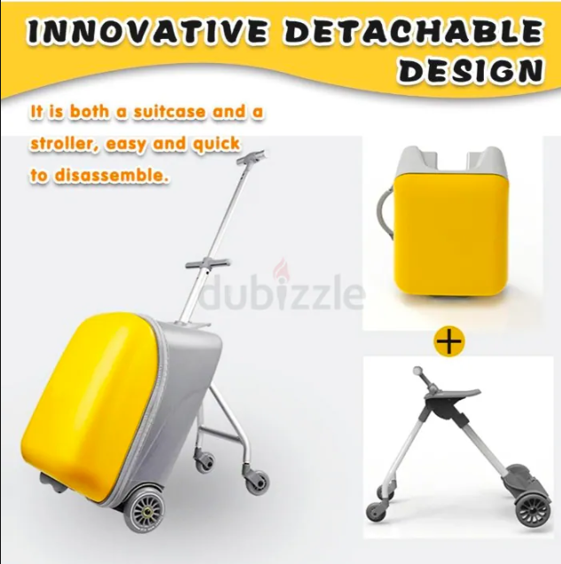 Kids ride on travel bag