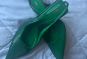 Zara Green Heels