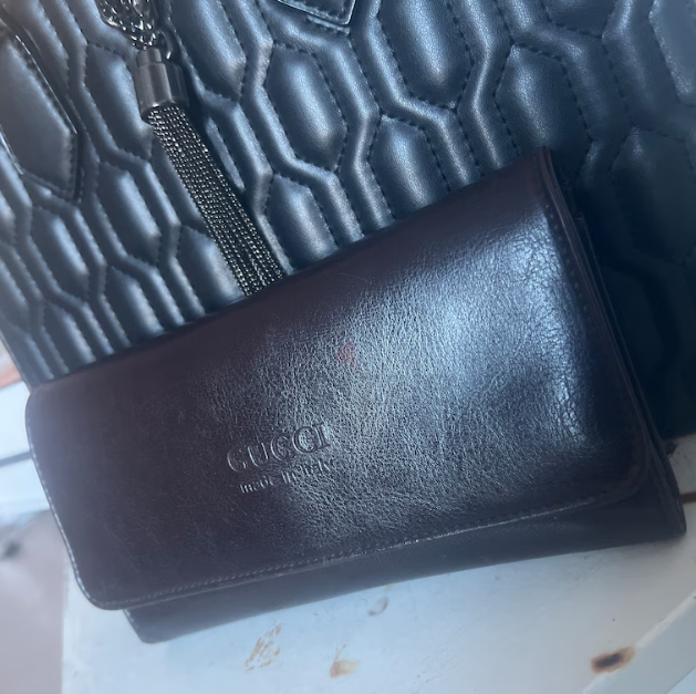 Real Leather GucciBrown Wallet