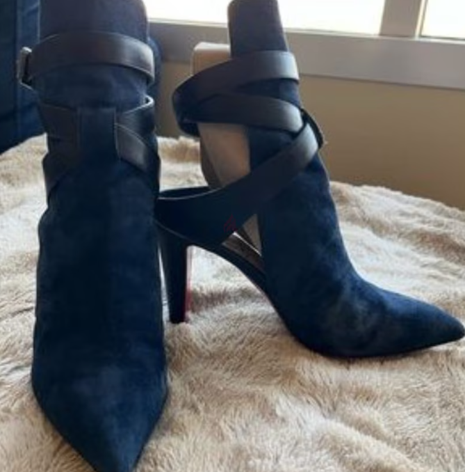 Authentic Christian Louboutin leather boots