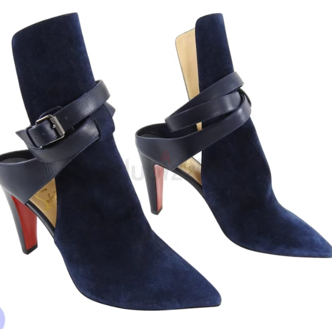 Authentic Christian Louboutin leather boots
