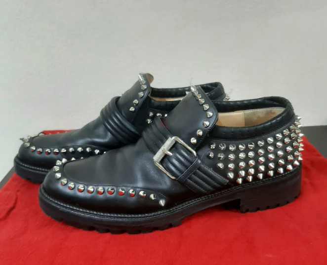 Christian louboutin authentic leather boots 39