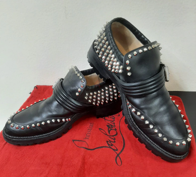 Christian louboutin authentic leather boots 39