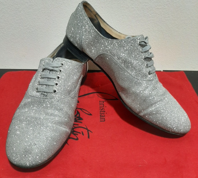 Authentic Christian Louboutin glitter shoes 38/5