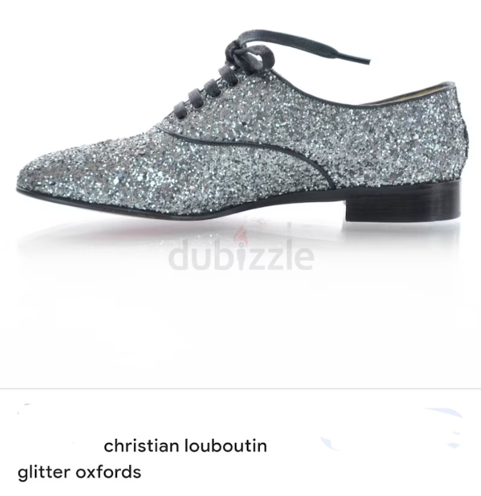 Authentic Christian Louboutin glitter shoes 38/5