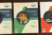 Aakash+Byjus Grade 12/JEE preparation unused guide books