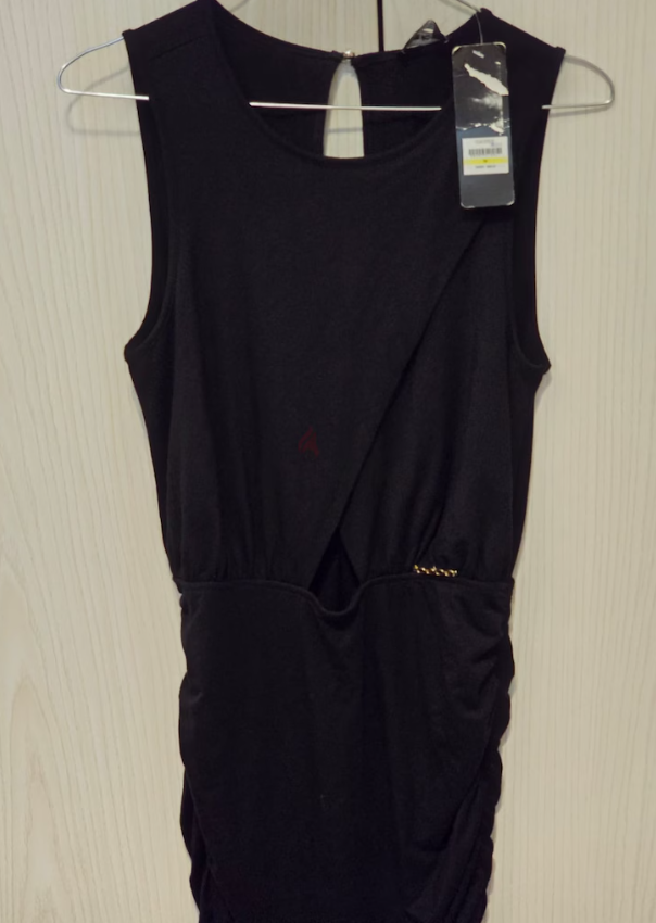 New Bebe Women Black Dress Medium Size