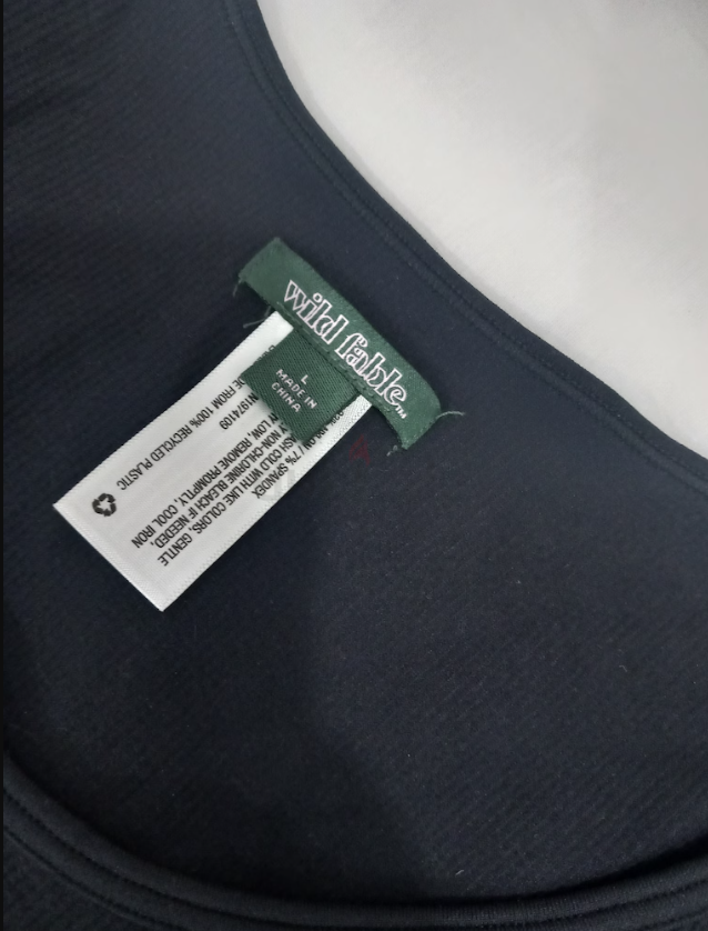 Stretch Crop T-Shirt Large