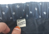 Girls jeans with little stars, size 5-6 years