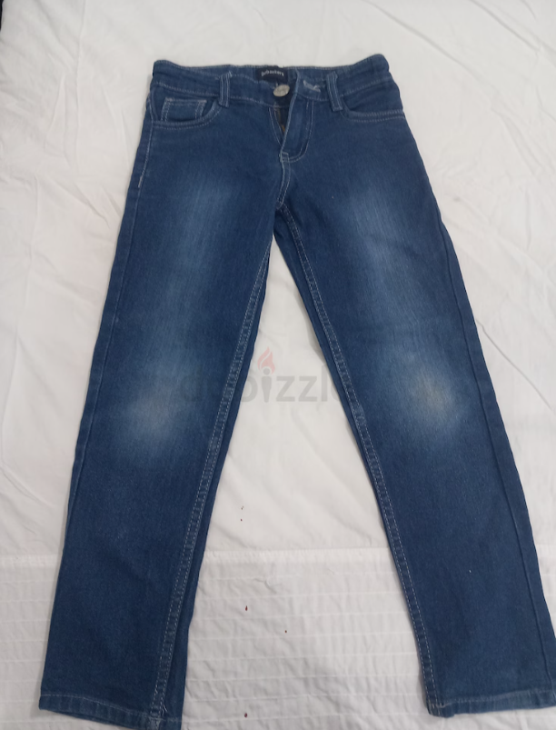 Plain blue jeans for kids size 5 to 6 years