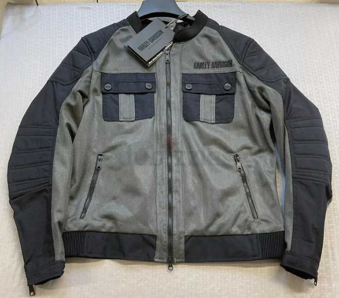 Harley Davidson Motorcycle Motorbike Mesh Track Summer Jacket