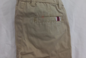 Light and dark beige shorts for boys, size 7 to 8 years