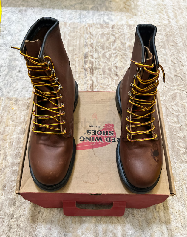 Red wing safety shoes size 41 brand new