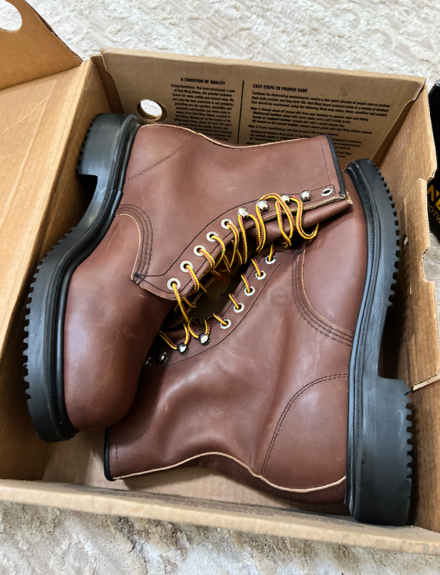 Red wing safety shoes size 41 brand new