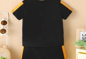 Adorable Baby Boys Summer Outfit Set – Black