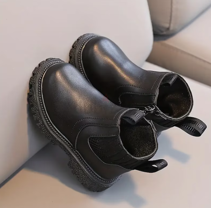 Unisex Ankle Length Boot with Zipper, Lightweight Non-slip Wear-resistant For All Seasons