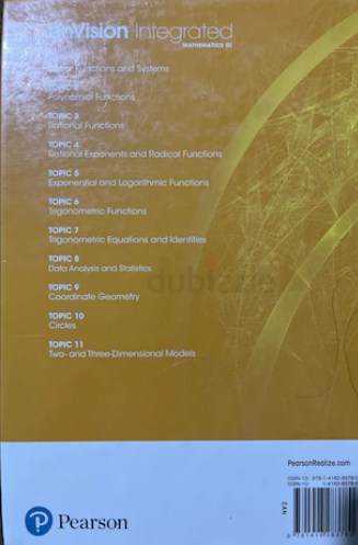 Envision integrated mathematics 3