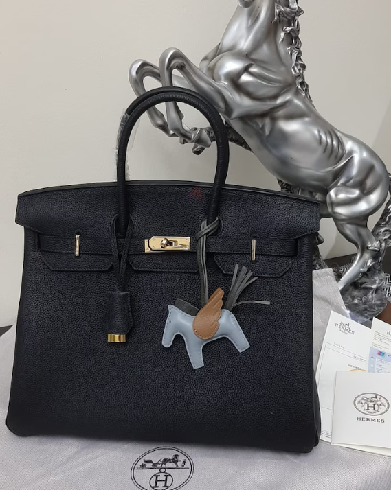 Hermes BIRKIN 35. Pure leather. New.