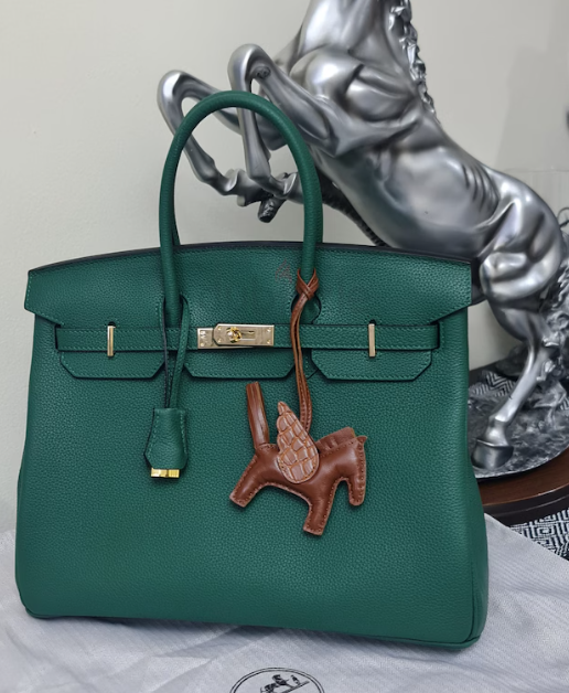 Hermes Birkin 35. Pure soft leather. New