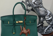 Hermes Birkin 35. Pure soft leather. New