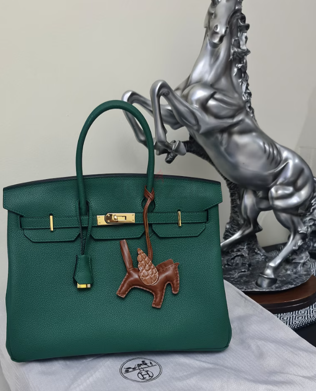 Hermes Birkin 35. Pure soft leather. New