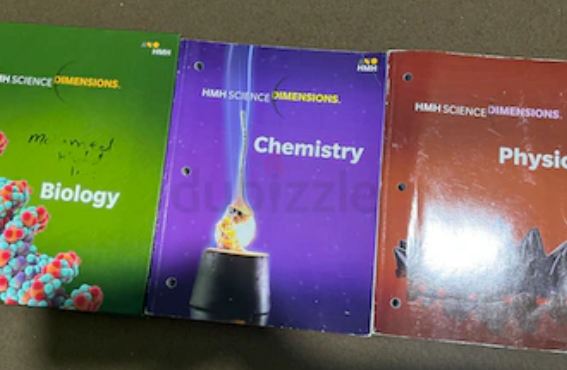 HMH science dimensions (biology, chemistry and physics )