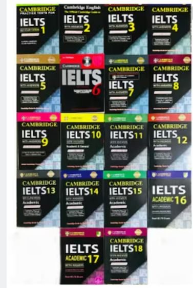 IELTS Past Papers, Cambridge Books 1 – 19 with AUDIO