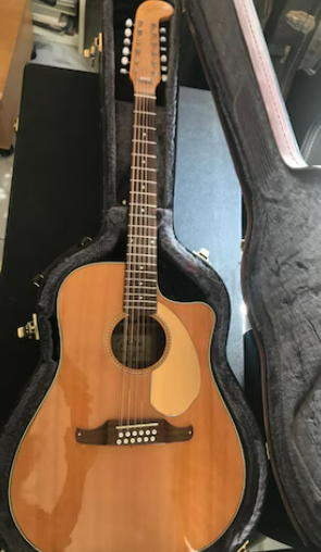 Fender Villager SCE 12-String Solid Spruce/Mahogany Cutaway Dreadnought with Electronics