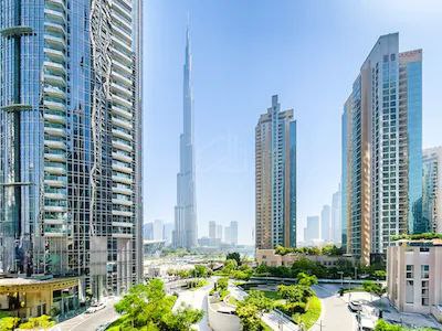 Bright 5th floor 2BD apartment near Burj Khalifa