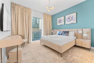 Elegant sea view apartment in La Vie JBR with private beach