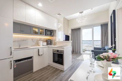 Min Stay 5 nights is required! Ideal 01 BR Apartment in Golf Vita A, Damac Hills