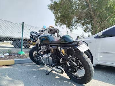 Modified Royal Enfield continental GT 650