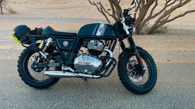 Modified Royal Enfield continental GT 650