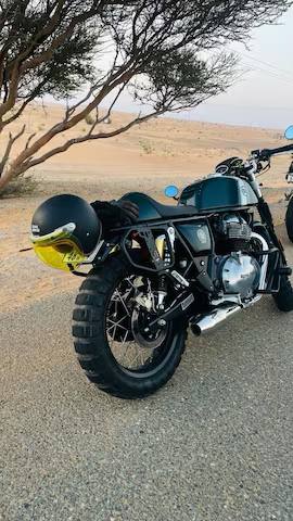Modified Royal Enfield continental GT 650