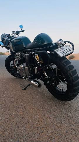 Modified Royal Enfield continental GT 650
