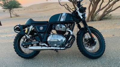Modified Royal Enfield continental GT 650