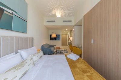 Brand new studio in Azizi Riviera, MBR City | Fully furnished