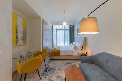 Brand new studio in Azizi Riviera, MBR City | Fully furnished