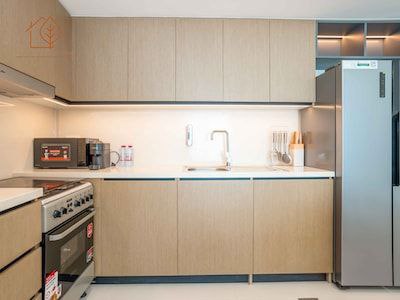 Fully Furnished 2-Bedroom Apartment at Top Floor with City Views